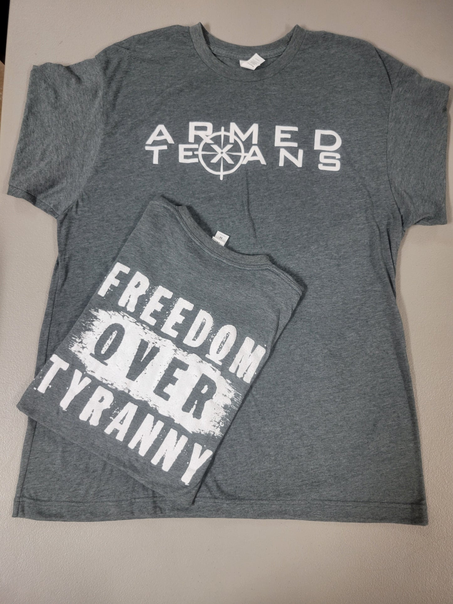 Freedom Over Tyranny Armed Texans T Shirt