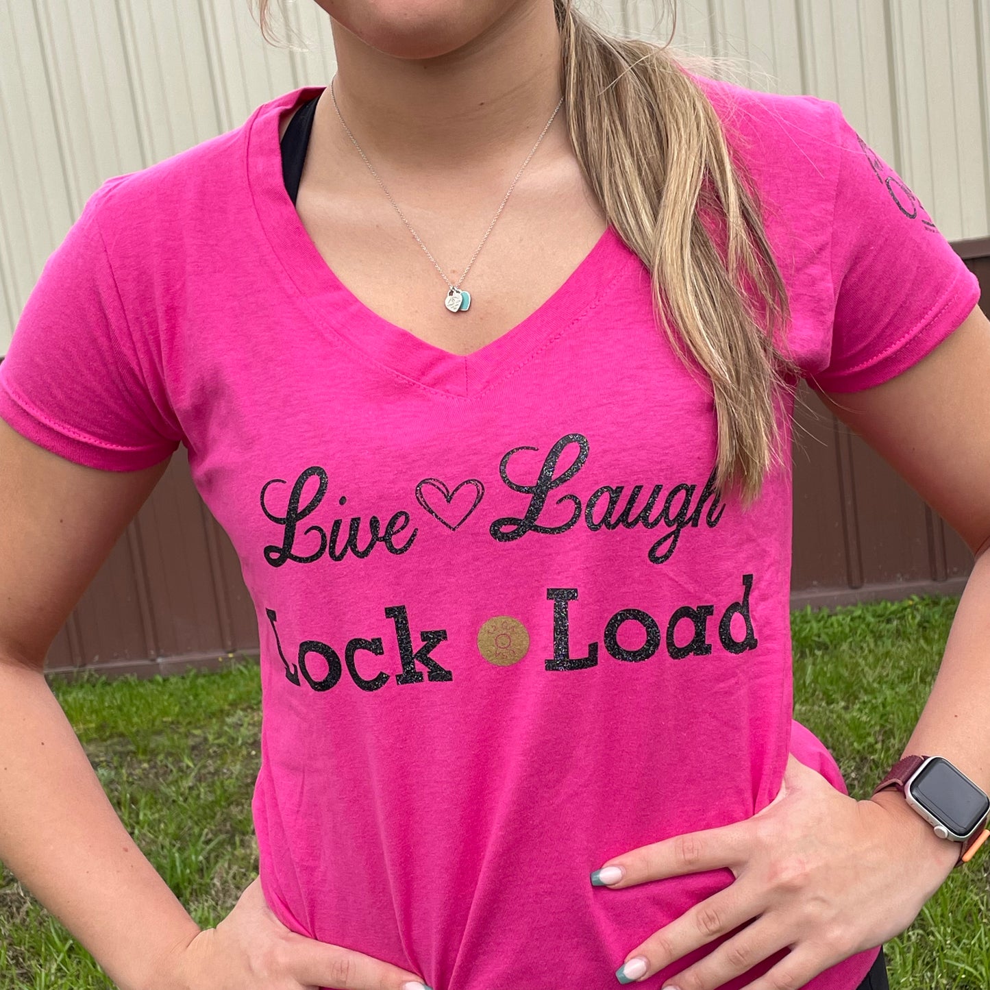 Armed Texans Outfitters Live Laugh Lock Load Tee