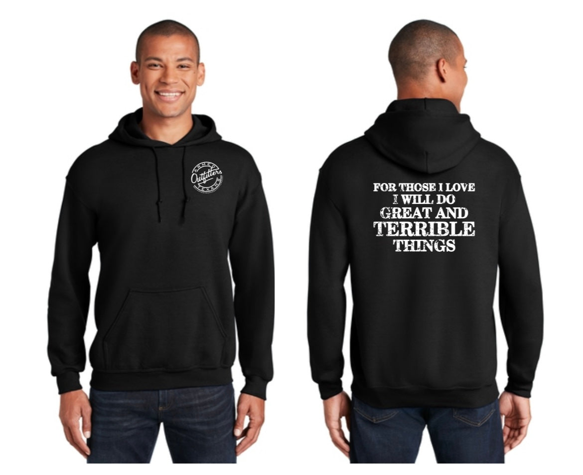 Armed Texans Outfitters Great & Terrible Things Hooded Sweatshirt