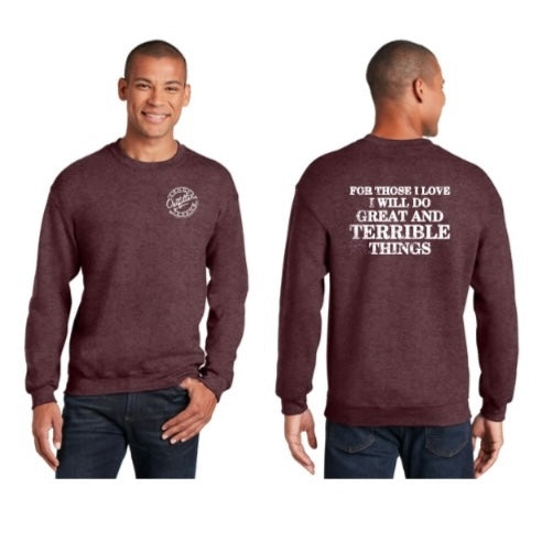 Armed Texans Outfitters Great & Terrible Things Crewneck Sweatshirt