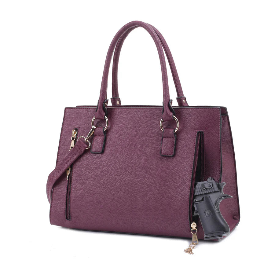 JESSIE JAMES DINA CONCEALED CARRY LOCK AND KEY SATCHEL