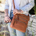 JESSIE JAMES PIPER CONCEALED CARRY LOCK AND KEY CROSSBODY