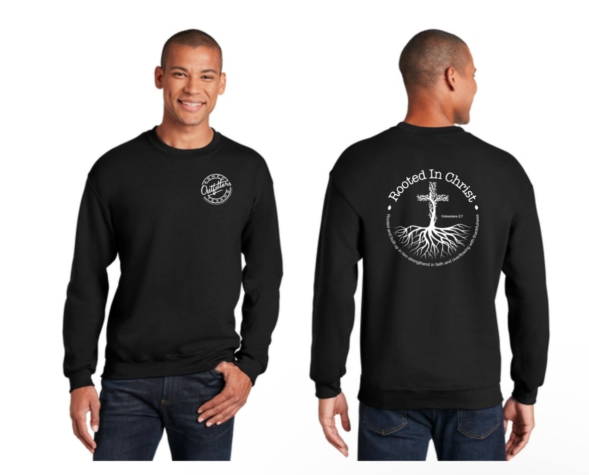 Armed Texans Outfitters Rooted in Christ Crewneck Sweatshirt