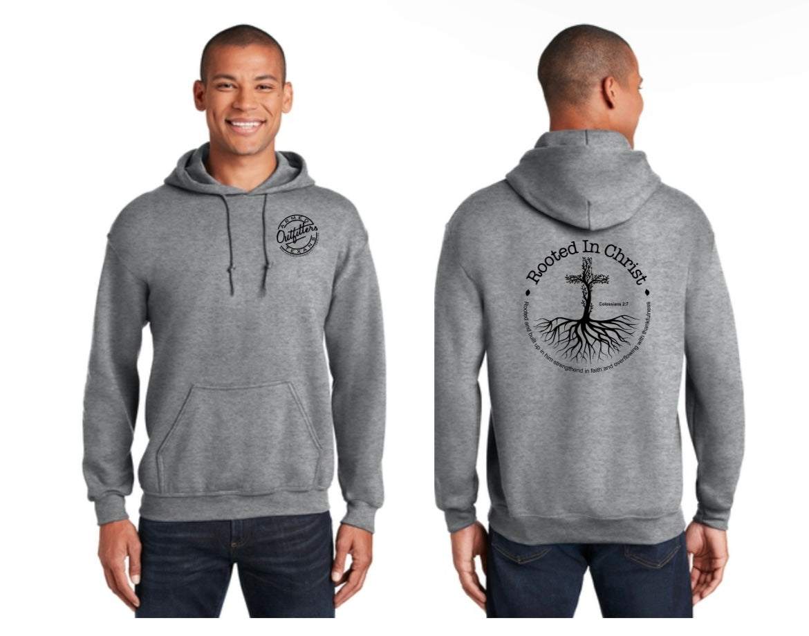 Armed Texans Outfitters Rooted in Christ Hooded Sweatshirt