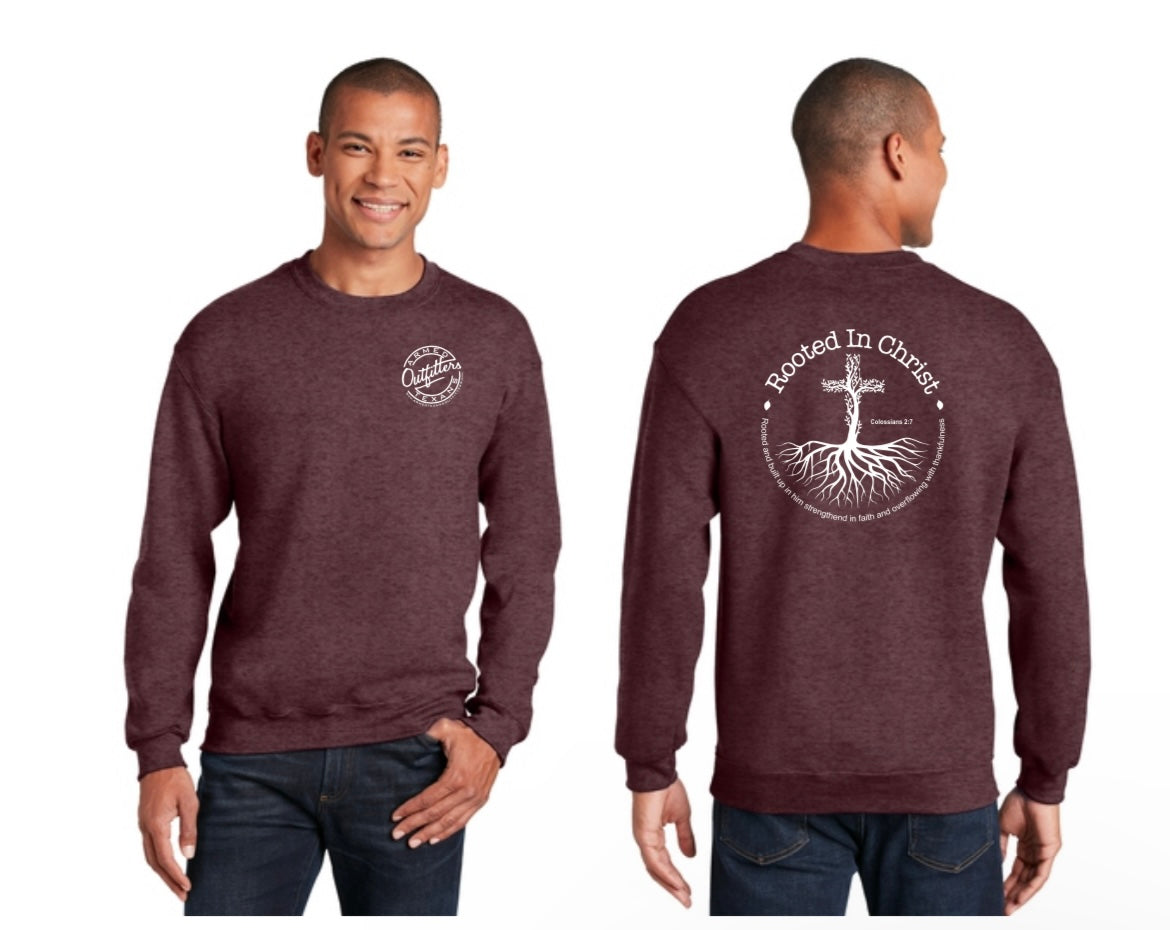 Armed Texans Outfitters Rooted in Christ Crewneck Sweatshirt